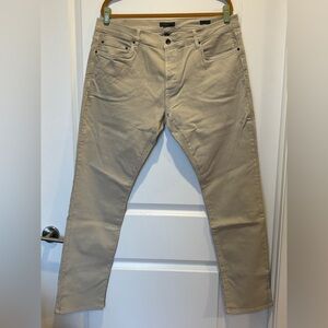 $228 NWT John Varvatos Jeans 40 Gray J702 Slim Fit Men's Denim Pants New Zip Fly
